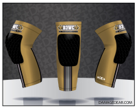 D3WC Vegas Gold Knee Pad Sleeve