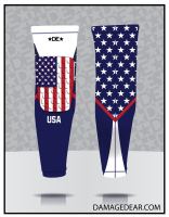 USA Long Padded Knee Sleeve