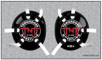 TNT Tornadoes Black Headgear