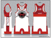 TNT Tornadoes Red-Banded Singlet