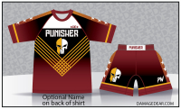 Punisher 2023 Rash Guard and Fight Shorts