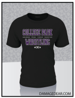 College Park Wrestling Black T-shirt