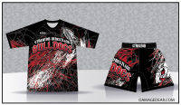 Streator Wrestling Bulldogs Sub Shirt and Fight Shorts