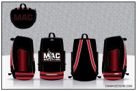 Mac Wrestling Club Sublimated Bag