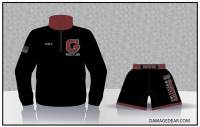 Grandview Wrestling 1/4 Zip and Fight Shorts
