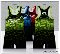 Black Diamond Fade Singlet