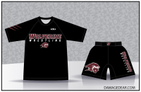 Willamette Wolverines Wrestling Sub Shirt and Fight Shorts