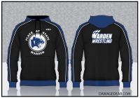 Warden Cougars Wrestling Sublimated Hoodie