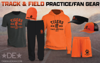 Track and Field Practice and Fan Gear
