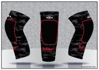 MAC Wrestling Club Black Camo Knee Pad Sleeve