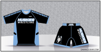 Elton Gregory Huskies Sub Shirt and Fight Shorts