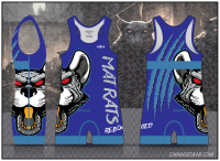 Mat Rats Rebooted Blue-Banded Singlet