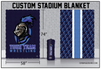 Custom Stadium Blanket