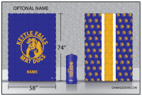 Kettle Falls Mat Dogs Stadium Blanket