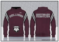 Montesano Maroon Sublimated Hoodie