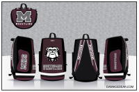 Montesano Maroon Deluxe Sublimated Bag