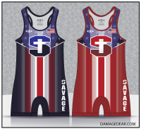 Savage Wrestling Blue and Red Singlet Pack