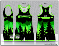 SWWWC Black with Neon Greens Singlet