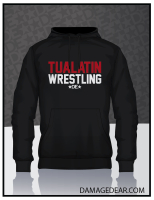 Tualatin Wrestling Hooded Sweatshirt - Black