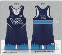 Virginia Freestyle Blue-banded Singlet