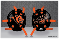 Kennewick Lions Wrestling Headgear