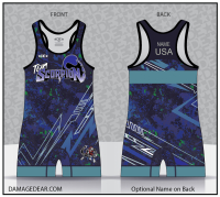 Team Scorpion Blue-Banded Singlet