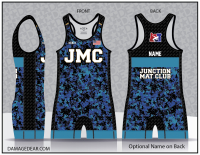 Junction Mat Club Freestyle Blue-banded DigiCamo Singlet