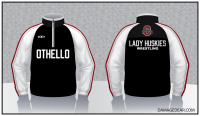 Othello 2024 Lady Huskies 1/4-Zip Jacket - Black