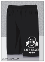 Othello Lady Huskies Gym Shorts - Black