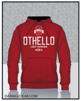 Othello Lady Huskies Hooded Sweatshirt - Red