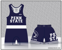 Penn State Singlet and Fight Shorts Pack