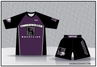 Heritage Timberwolves Wrestling Sub Shirt and Fight Shorts