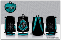 Rogue Warriors Sublimated Bag - Teal