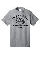 Okanogan Wrestling T-shirt - Gray
