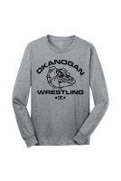 Okanogan Wrestling LS T-shirt - Gray