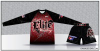 Team Elite Wrestling LS Sub Shirt and Fight Shorts