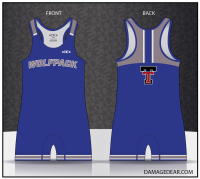 Tualatin Wolfpack Freestyle Blue Singlet