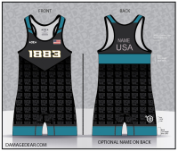 Montesano 1883 Blue Banded Singlet