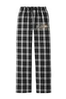 Fusion Lacrosse Black and White Flannel Plaid Pajama Pants