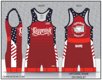 Toppenish Badboy 2025 Red Freestyle Singlet