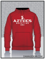Aztecs Wrestling Hooded Sweatshirt - Red