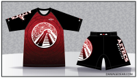 Aztecs Wrestling Sub Shirt and Fight Shorts