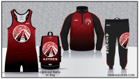 Aztecs Wrestling Deluxe Singlet Warmup Team Pack