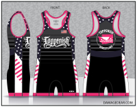 Toppenish Badboy 2025 Black Singlet - Pink Trim