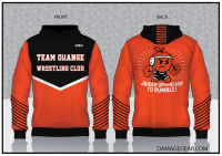 Team Orange Wrestling Club Sublimated Hoodie - Orange