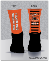 Team Orange Wrestling Club Socks - Calf Man