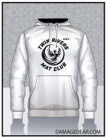 Twin Rivers Mat Club Hooded Sweatshirt - White