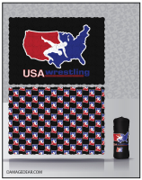 USA Wrestling Oregon Patterned Stadium Blanket