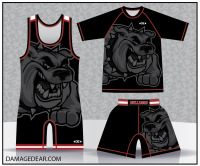 Bulldog Wrestling Club Muay Thai Shorts Package