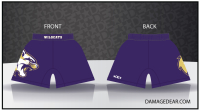 Oak Harbor Wrestling Girls Fight Shorts - Purple